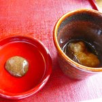 わき水 - 十年味噌と大根おろし入りそばつゆ★2010/4