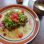 いじわるばあさん - 鹿肉ジビエタコライス@1300円