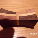 馳走　かく田 - 綺麗な幾何学模様の箸置きですね