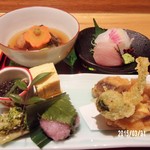 馳走　かく田 - 酢の物・煮物・揚物・和菓子・そして卵焼・良く調和してます