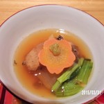 馳走　かく田 - 鰤大根も十分出汁を含ませてあって美味でした