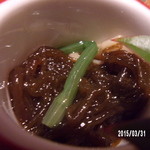 馳走　かく田 - 酢の物は何だっけかな？御酢が柔らかいので殆ど噛まずに飲んじゃいました