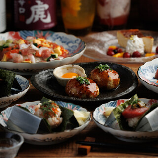 【旬の味覚を味わう】お得な2時間飲み放題付きコースをご用意