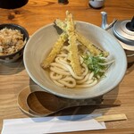 峰のうどん - 朝うどんセット