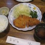 とんかつ ゆたか - ロースカツ定食
