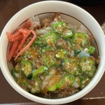 すき家 - 牛まぜのっけをごはんにオン