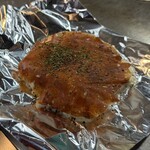 お好み焼き 海喜 - ポテトサラダチーズカリカリ焼き