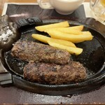 ブロンコビリー - 料理写真:がんこハンバーグ200g
