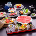 ガーデンレストラン 人形町 今半 - 牛肉三昧コース【上】