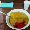名物 万代そば - ミニカレーライス