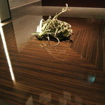 カンテサンス - ウエイティングのテーブル上の植物