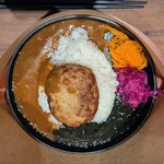 RIN&GOカレー - ハンバーグカレー（プレーン・竹炭ブラック）