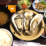浅川亭 - 蒸し牡蠣ランチ俯瞰