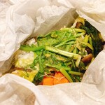 瓦そば すずめ - 本鯛の昆布蒸し