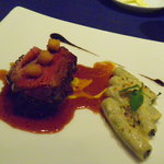 ル・ブション - 子羊とフォアグラのソテー　ロッシーニ風