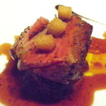 ル・ブション - 子羊とフォアグラのソテー　ロッシーニ風　アップ