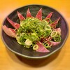 宇和島グルメ寿司 すしえもん - これはね、ハまる、、ぶりの血合いのお刺身 396円