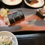 居酒屋 笑永亭 - 食べかけでごめんなさい、土佐巻き