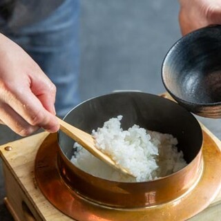 お米マイスター厳選！炊き立ての銅釜ご飯×「たまゆら琥珀卵」