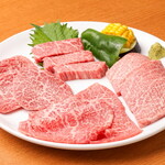 焼肉ハウス 明洞 - 料理写真:千屋牛3人盛り