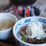 山見茶屋 - 阿蘇赤牛ステーキ丼