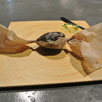 フロリレージュ - 冷たいレモンバターと春菊　烏賊