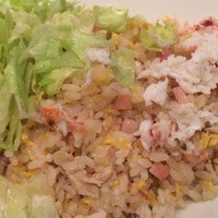 雪園 京橋店 - 【今週の炒飯】たらば蟹のチャーハン1340円