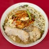 ラーメン二郎 - 料理写真:らーめん ぶた2枚・SUPERキムチ・ニンニク・アブラ