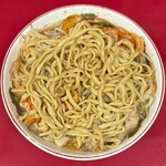 ラーメン二郎 - らーめん ぶた2枚・SUPERキムチ・ニンニク・アブラ