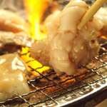 塩ホルモン　けむり