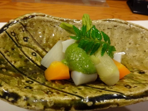 ふじ木 - 春野菜の木の芽味噌和えこの味噌が美味しいこと