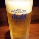 ど井鉄板焼 - 生ビール550円
