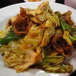 回鍋肉のアップ