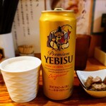 真鯛らーめん 麺魚 - エビス500ml