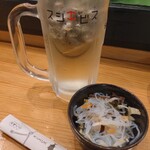 スシエビス - 箸におみくじが付いています。大吉だと何かサービスがあったハズ。