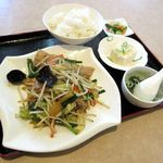 中華ダイニング 桂彩魚 - 野菜炒め定食(2015/03/31撮影)