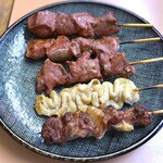 もつ焼　ふじ - もつ焼き￥200/1本　2026.5.26