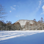 美庵 - 離山の雪景