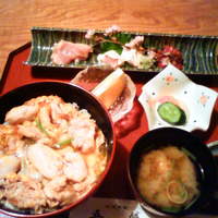 五鐵 夢境庵 - 親子丼と鳥刺のセット