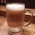 居酒屋 扇 - 生ビール