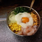 Takoyaki Okonomiyaki Gouchan - たくさんの野菜と海老と山芋でふんわりヘルシーママ焼き
