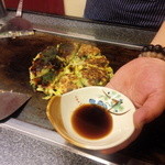 Takoyaki Okonomiyaki Gouchan - ママ焼きにはポン酢であっさりと！これ絶対お薦め