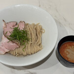 左とう - 蟹味噌とトマトの冷たいつけ蕎麦 1,300円