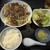 中国四川麺飯店 一燈 - 料理写真:汁なし極豚麺(定食)❗️