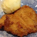 純手打ち讃岐うどん五郎 - とり天　半熟たまご