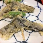 純手打ち讃岐うどん五郎 - 昆布ししとうてんぷら