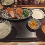とんかつ馬車道さくら - レヒかつ定食（1,580円）