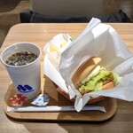 モスバーガー - 料理写真:テリヤキチキンバーガーセット