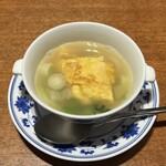 老四川 飄香小院 - 3. 春野菜と焼き卵のスープ
