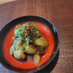 あまおと - 料理写真:おくらと焼き茄子